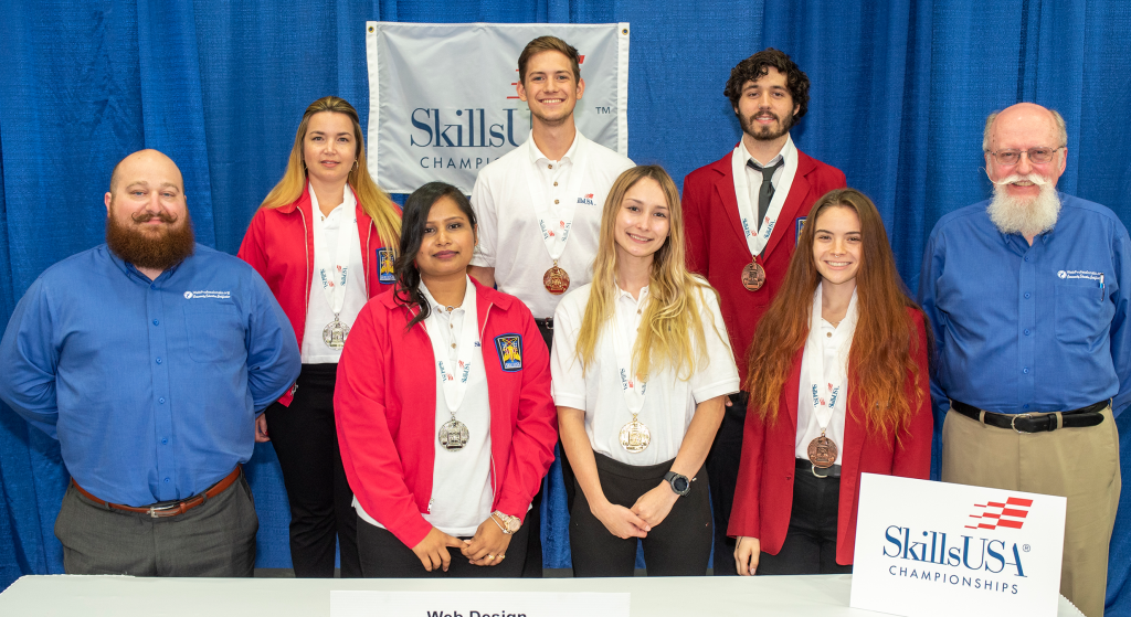Gold, Silver, and Bronze medal winners (post-secondary) and Technical Committee representatives